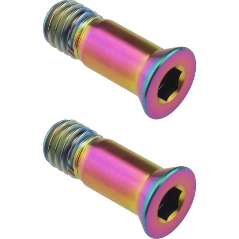 2pcs Titanium Alloy Fixing Screws Bicycle Rear Derailleur Bolt Bicycle Derailleur Guide Wheel Fixing Screws for Road Bike MTB (1/5)