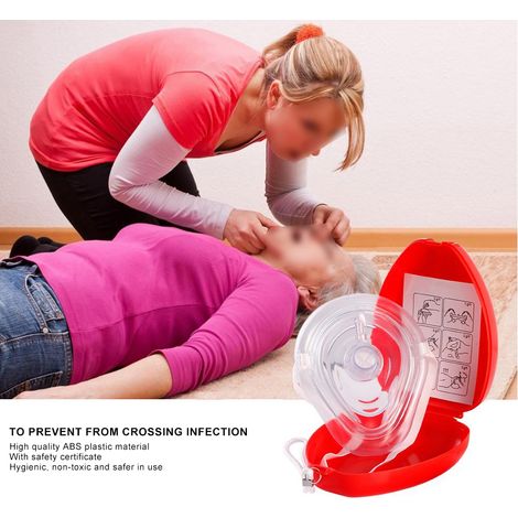 Masque de Ventilation d'Urgence pour RCR - Appareil de Réanimation Cardio-Pulmonaire Portable (1/5)