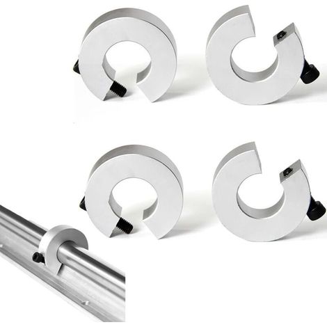Lot de 4 butées de guidage linéaire SBR20 - Rail de montage SBR20 (1/5)