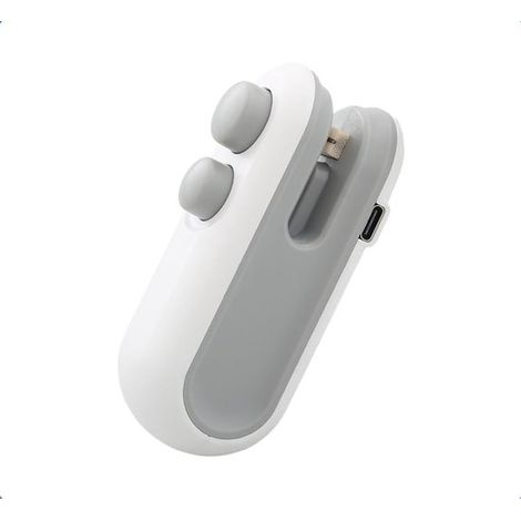 Mini trituratore e sigillatrice per sacchetti, termosigillatrice 2 in 1 con funzione di taglio, sigillatrice portatile, termosigillatrice sottovuoto per plastica (1/5)