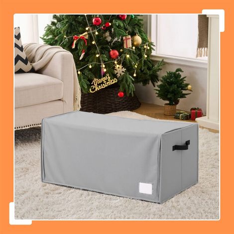 Christmas Bauble Storage Box with Dividers, Transparent (1/5)