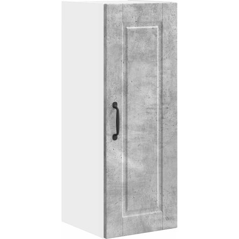 Maison Exclusive - Armadietto a muro PORTO Grigio cemento 30 x 31 x 80 cm