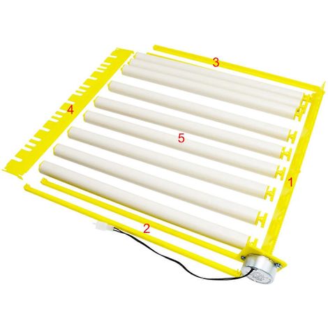Incubateur automatique rotatif à 360 degrés pour œufs de canard, de caille, d'oiseaux et de volaille - Outil d'incubation agricole - UE (1/4)