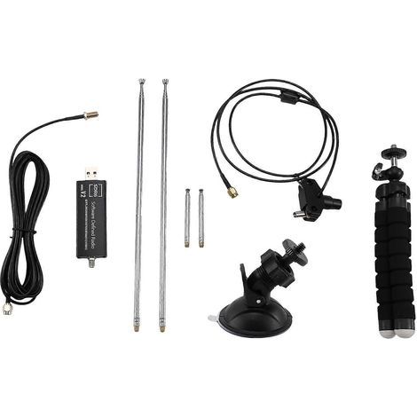 Récepteur radio SDR RTL-SDR6 V2 RTL2832U FC0013 22-1100 MHz avec kit radio et double antenne (1/5)