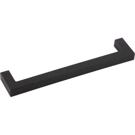 Poignée de meuble arrondie 480 mm, largeur 492 mm, poignée d'armoire en acier noir huilé, argent (1/5)