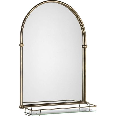 Sapho Spiegel - Spiegel Tiga 48x67 cm, mit Ablage, bronze HZ206
