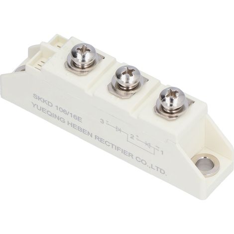Pont redresseur à 3 bornes, module de puissance de redressement pour commande de circuit 1600 V SKKD 106/16E (1/5)