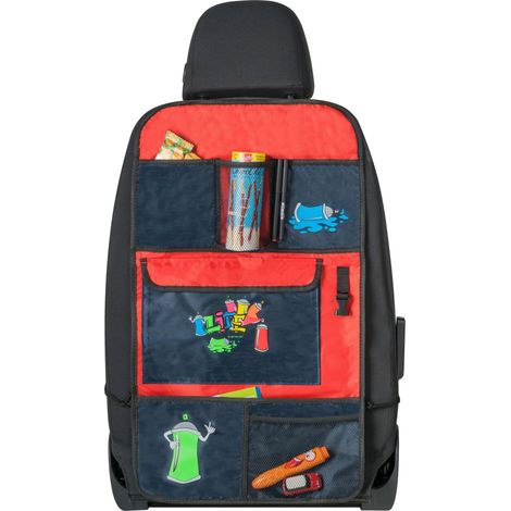 Auto-Organizer Graffiti, Rücksitz-Organizer mit Taschen blau (1/2)