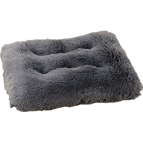 Tapis Pour Chien - Épais Et Douillet - Base Antidérapante - Lavable En Machine - Format Xxl - Gris Foncé (1/5)