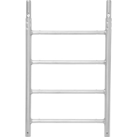[NEUWERTIG] B-Ware Hymer Rahmenteil Aluminium 4 Sprossen Fahrgerüst 1,15m 720mm leicht 4,6kg (1/2)
