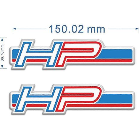 Pour BMW HP HP2 HP4 R 1250 GS R1250 Race S1000 RR S1000XR : autocollants de protection de panneau latéral, carénage, emblème de réservoir (1/5)