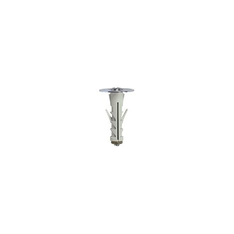 Tassello in nylon con vite e rondella m4x9x40 conf. 200 pz