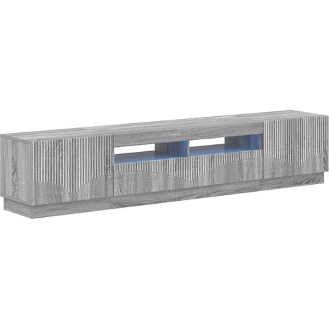 Maison Exclusive - Mobile TV LED a 5 pezzi Sonoma grigio Legno ingegnerizzato (1/5)