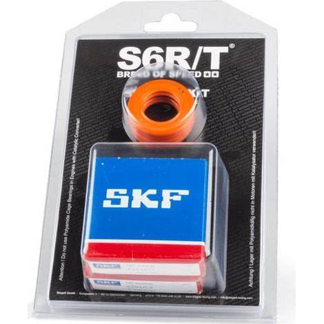 Cuscinetti e paraoli albero Stage6 R/T Metal C3, Aprilia / Derbi / Gilera (EBE / EBS / D50B) (1/4)