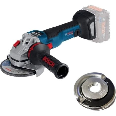 Bosch GWS V-10 115mm Brushless Cordless 18v Angle Grinder + Quick Release Nut (1/5)