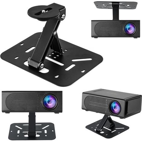 Projektorhalterung Tischprojektorhalterung Wandprojektorhalterung Metallprojektorständer mit 1 4-Zoll-Gewinde für Heimkino Spielzimmer Büro 8 kg (1/5)