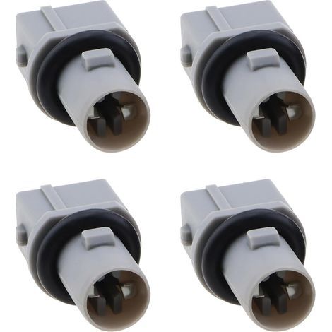 4 Pièces Douille d'ampoule Automatique T10 501 W-5-W Support de Lampe Indicateur de Lumière Latérale Douille pour Voiture Vélo Camion Caravane Bateau (1/5)