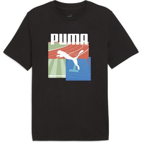Herren-T-Shirt Puma Graphics Summer Sports II Schwarz 62790901 r S (1/3)