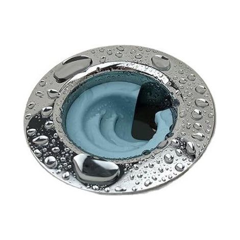 Filtre à cheveux en silicone pour baignoire et douche – Grille de vidange pour lavabos et douches – Design moderne anti-obstruction, facile à installer et à nettoyer (1/4)