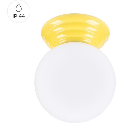 Lámpara de techo zori amarilla IP44 (1/2)