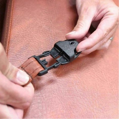 Kit de réparation de couverture de spa/jacuzzi 4 pièces avec fentes - Clips de verrouillage, clés et quincaillerie de rechange F26 (1/5)