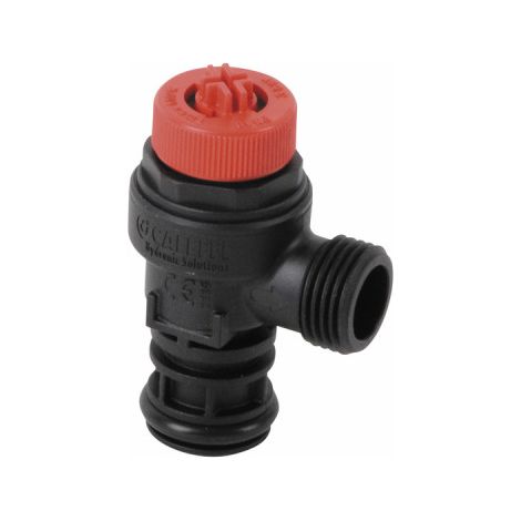 Elm Leblanc – Soupape de sécurité chauffage central – Résistance jusqu'à 3 bars – Filetage sortie 1/2" – Compatible chaudières FBOC et THERMOTECH
