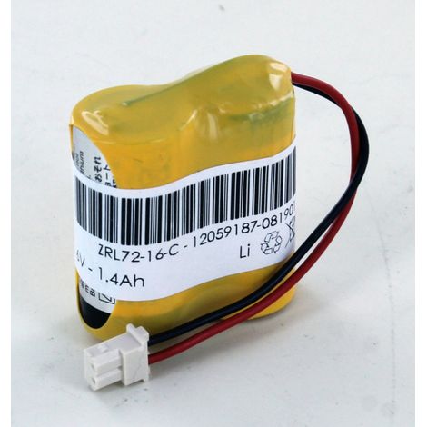 Pile 6V 2CR123A lithium ZRL72-16 pour télécommande cardin txqpro (ZRL7.2-1.6)