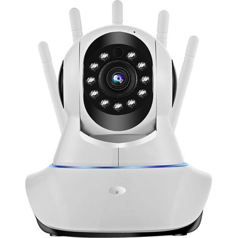 KLVGTIFS PU - Caméra de surveillance à domicile HD 1080p, application mobile, sans fil, Wi-Fi, à distance (1/5)