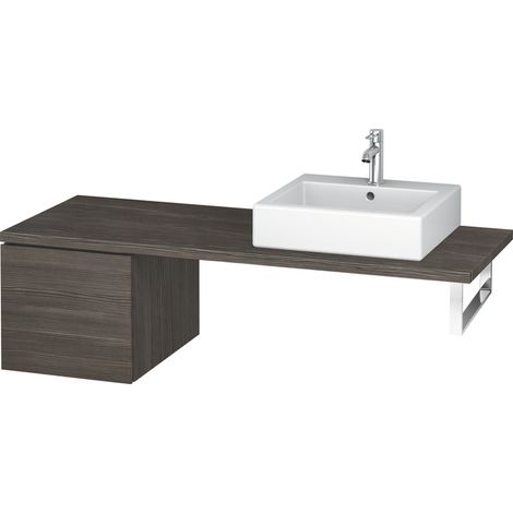 Duravit L-Cube Base para consola, anchura 420mm, profundidad 547mm, 1 cajón, color: Pino Terra Decor - LC583105151 (1/4)