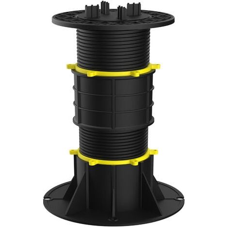 Juego de 1 almohadillas de terraza ajustables universales para vigas y losas DY-A08 (270-355 mm) (1/4)