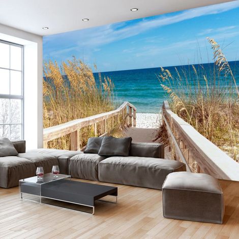Papier Peint "Summer at the Seaside" 105 x 150 cm (1/2)