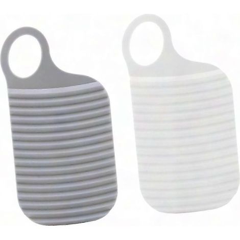 Lot de 2 planches à laver portables pour voyage - Mini lave-linge manuel pour vêtements, lavage à main facile (1/5)