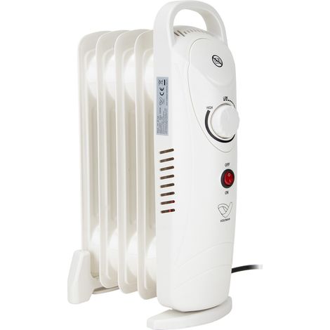 Mini radiateur mobile à bain d'huile 500W - Voltman (1/4)