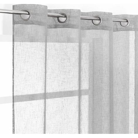 Voilage - Effet lin - Lin - 140x240cm