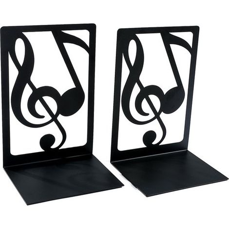 Fermalibri, 1 paio, supporti per libri in metallo, fermalibri, portalibri, supporto per libri, design elegante, piedini antiscivolo, multifunzionale per biblioteca, ufficio o (1/5)