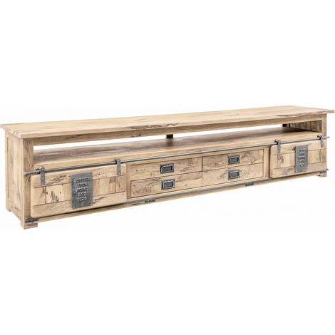TV-Board Mango 260x50x60 whitewash lackiert RAILWAY 355