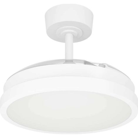 EGLO Plafoniera Ventilatore Retrattile LED 21W 770mm Silenzioso Bianco (1/4)