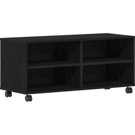 Maison Exclusive - Mobile TV Nero 90 x 35 x 40.5 cm Legno multistrato