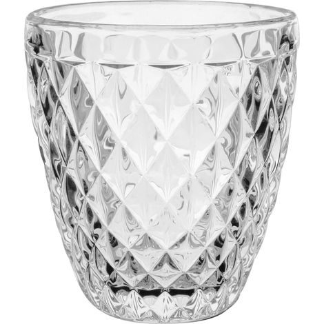 TOGNANA Set 6 Bicchieri Diamond vetro Trasparente (1/2)