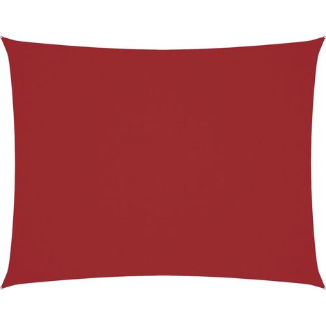 Maison Exclusive - Sonnensegel Oxford-Gewebe Rechteckig 6x7 m Rot
