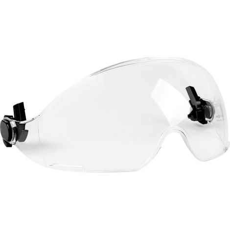 Casque de Protection avec Protection auditive et visière, certifié en 397, Casque de Travail ventilé, Suspension à 6 Points, idéal pour l'industrie et la Construction, Blanc (1/5)
