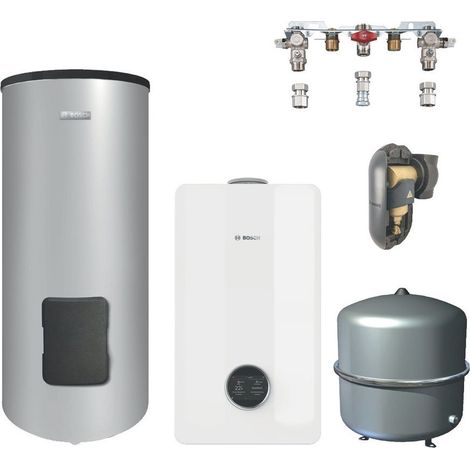 BOSCH Brennwert-Standardpaket Bopa ST CSH 011, Compress Hybrid CSH5800i G 30P23, WP 180 P 1 B