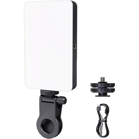 Lampe De Prise De Vue - 72 Led Cri 85+ 2700k-6500k Dimmable - Pour Smartphone Laptop Camera - Avec Batterie Rechargeable 2000 Mah - 1 Piece