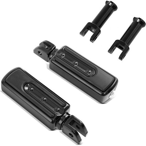 Fußrasten Passagier + Halterungen für Harley Davidson Softail Low Rider S / ST 20-25 SF8 schwarz (1/4)
