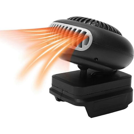 Chauffage d'appoint portable sans fil à piles, 2 températures, 2 ports USB, pour batterie 18 V (BL1830, BL1850, BL1840, BL1845, BL1815, BL1820, BL1860B) (1/4)