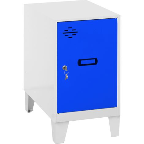 Simonrack mini armadietto in metallo blu con serratura sicura