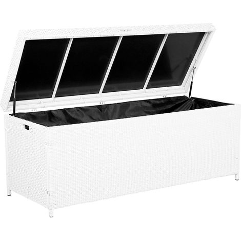 Storage Box MODENA 158 cm 63 cm White (1/5)