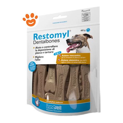 Innovet Dog Restomyl Dentalbones - Innovet Dog Restomyl Dentalbones - Confezione da 482 Gr