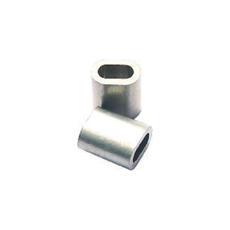 PÖSAMO Alu-Pressklemmen Z1,5 f.Drahtseil-Ø 1,5mm 100 Stk