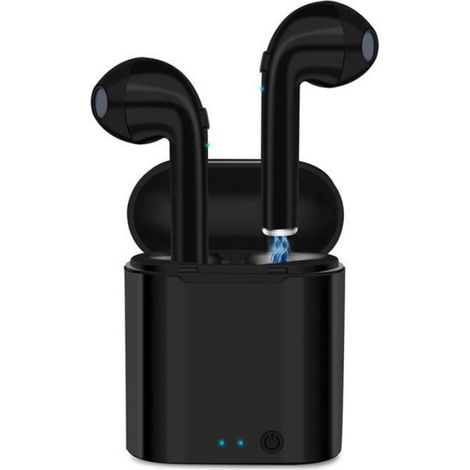 Écouteur Micro casque Oreillette Bluetooth Audio sans fil TWS I7S pour Huawei Nova 2 Couleur Noir - Marque Yuan Yuan (1/4)